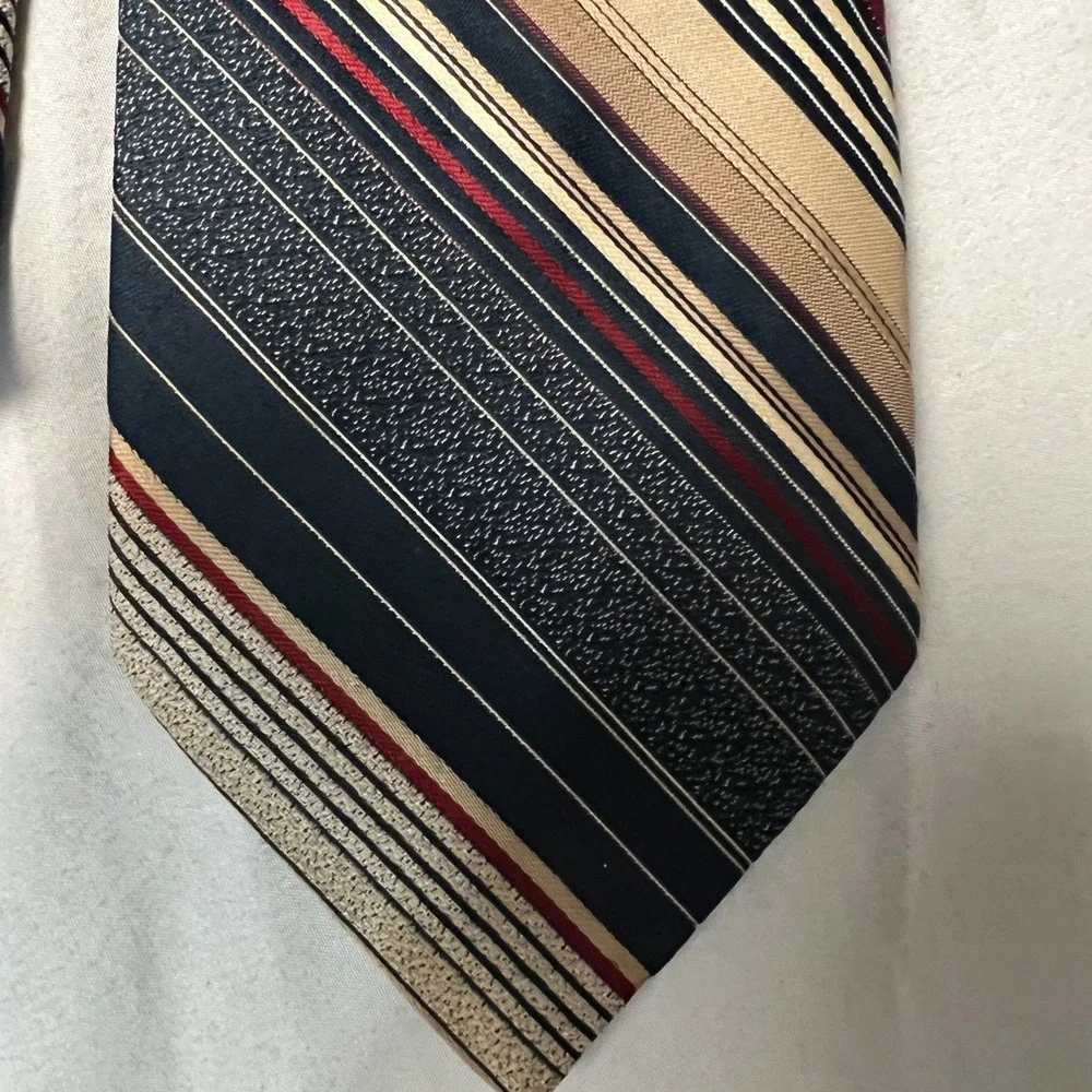 Don Loper Beverly‎ Hills Mens Polyester Striped Necktie Classic 4
